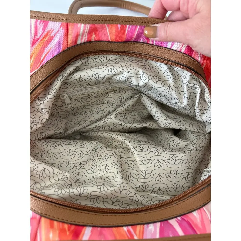 Lily Bloom Pink and Orange Handbag
